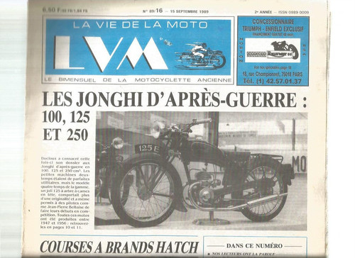 Vie moto 89 16 les - la,
