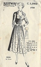 1940s Vintage Couture Motif