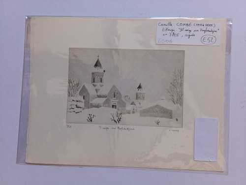 Camille combe gravure - combe,