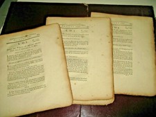 ENSEMBLE DE LOIS RELATIVES EST FRANCE SEDAN MINES RHIN SALM 1791 REVOLUTON