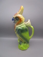 Pichet barbotine perroquet -