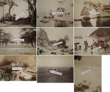 JAPAN 9 photos 1908 TSURUGA Fukui Honshu military school ship train german navy