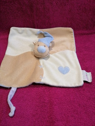 Doudou plat ours chien - , nez
