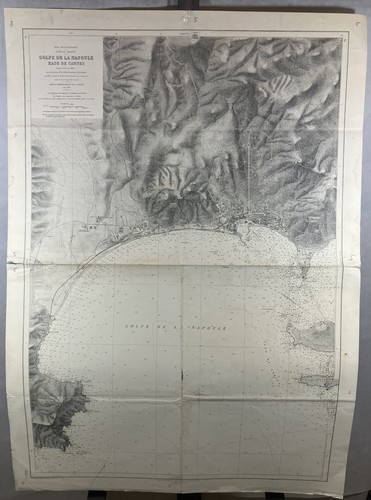 Ancienne carte marine - ancienne,