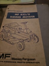Catalogue De Pièces Détachées Massey Ferguson Mf 832 / 8 Tracteurs Tondeuse...