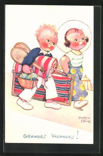 Carte postale artiste - carte, d'artiste