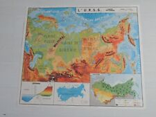 Ancienne carte scolaire URSS / Etats-Unis