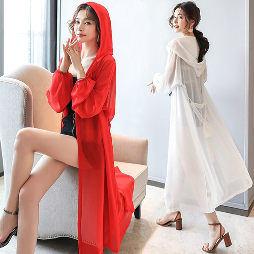 Femme mousseline manteau - femme,