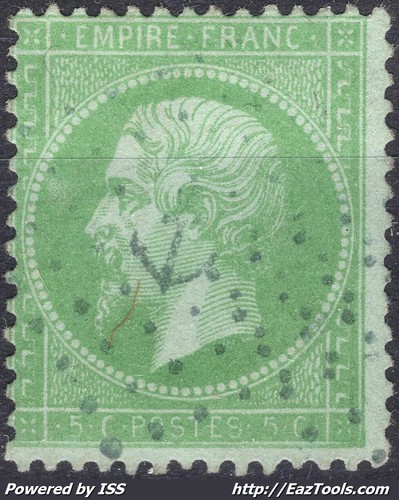 France empire dentelé - 5c, vert