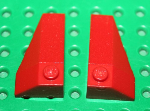 Lego red wedge 4x2 - red, 43710