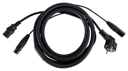 Câble hybride audio dmx - 2,5m,