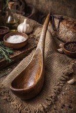 Louche naturelle 32 cm en bois