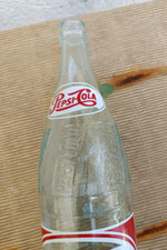 ANCIENNE VINTAGE  BOUTEILLE VERRE PEPSI COLA 75 CL