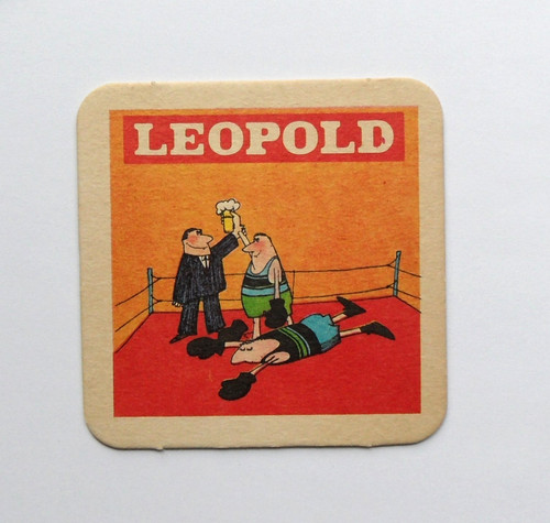 Sous bock bière - bière, leopold