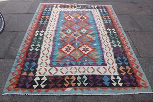 Tapis kilim oriental vintage - kilim,