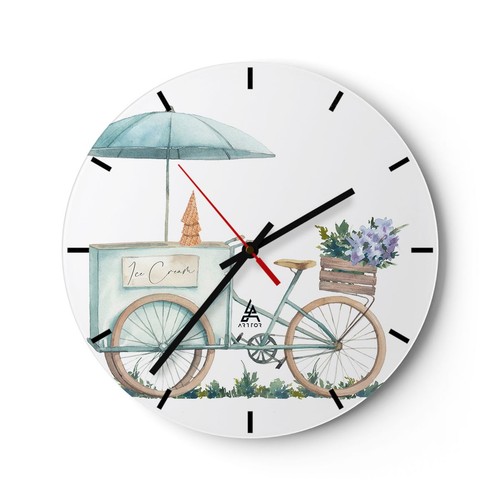 Horloge murale verre - en,