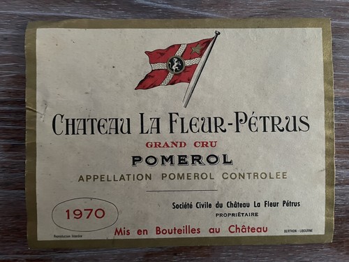 étiquette château fleur - Étiquette, la