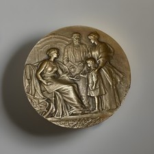 Médaille en Bronze   Caisse d'Epargne de Pithiviers  1913  Graveur Pillet