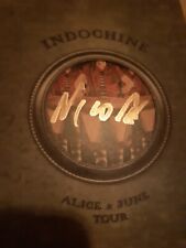 INDOCHINE autographe nicola coffret 3 dvd alice & june tour signed live concert