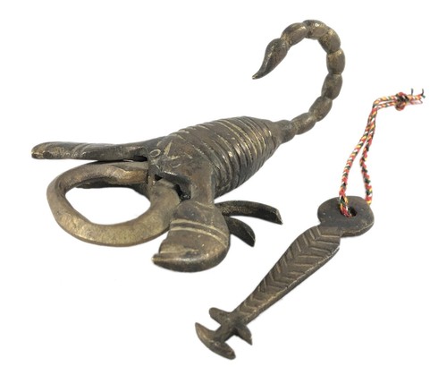 Indien ancien verrou scorpion - indien,
