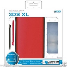 Pack accessoires rouge 3ds - rouge,