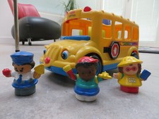 FISHER PRICE - LITTLE POEPLE - bus scolaire - school bus
