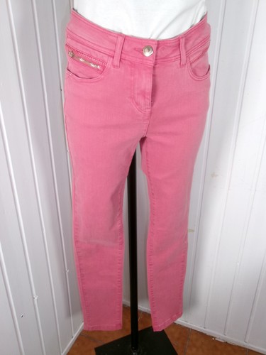 Pantalon jeans rose taille