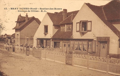 Cpa bray dunes - 59, sentier