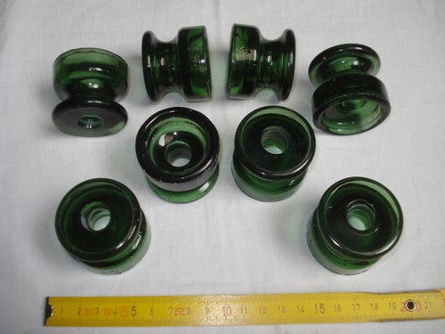 Isolateurs anciens verre - isolateurs,