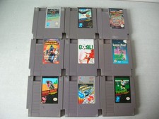 Lot de 9 jeux Nintendo Nes