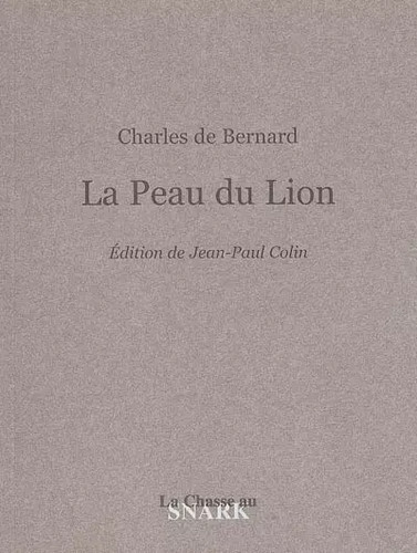 Peau lion jean claude - la, jean-claude