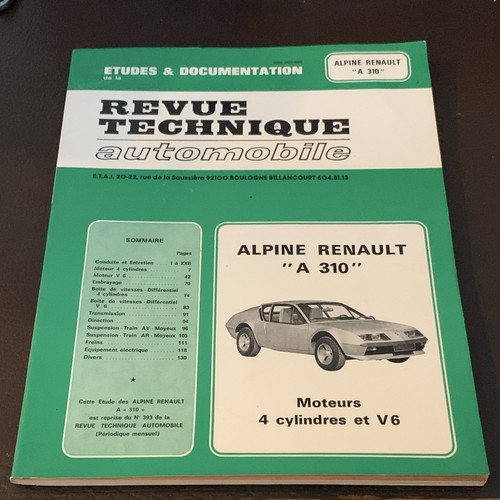 Revue technique automobile rta - automobile,