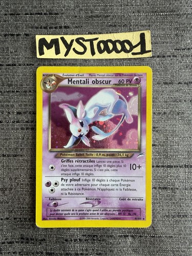 Carte pokémon mentali - mentali, obscur
