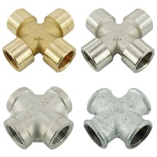 Kreuz-Stücke Laiton Nickelé