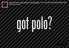 (2) Got Polo Autocollant