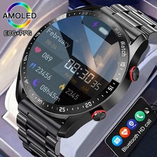 Montre Connectée Intelligente Android iOS SmartWatch Amoled Call Fitness ECG+PPG