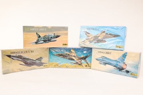 Heller lot 5 maquettes - un,