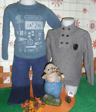 lot 9 vêtements enfant 3 ans garçon,pantalon,sweat,t-shirt,pull,chemise ........