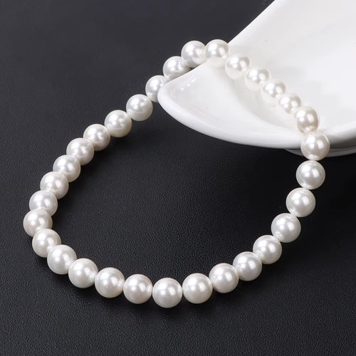 Bracelet perles nacre - bracelet,