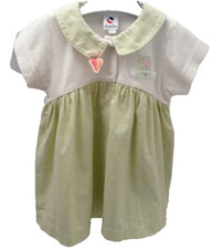 Absorba robe vert anis à