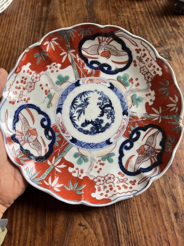 Assiette imari xix eme - assiette,