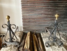 chenets de cheminée composés