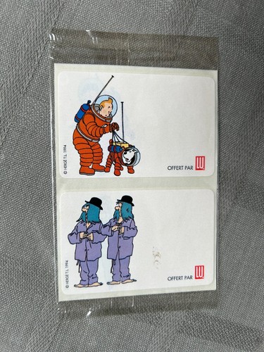 Hergé tintin lot labels lu - of,