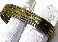 Bracelet 3 métaux : cuivre