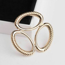 Attache foulard métal DORÉ 