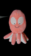 213/ doudou peluche pieuvre poulpe rose saumon DODIE - état NEUF -