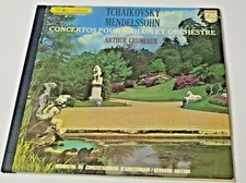 DISQUE VINYLE 33 TOUR TCHAIKOVSKY MENDELSSOHN ARTHUR GRUMIAUX