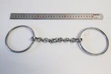 NEUF : Mors Cheval 2 grands anneaux Waterford Inox -  FEELING 600918125 en 125mm