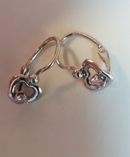 Dormeuses enfant en or blanc