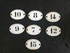 Lot Plaques émaillées